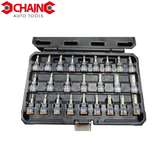 25PC 3/8" DIAMOND GRIT REINFORCEMENT BIT SOCKET SET