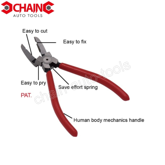 REMOVAL/TRIM PLASTIC RIVETS BUCKLE CLAMP PLIERS