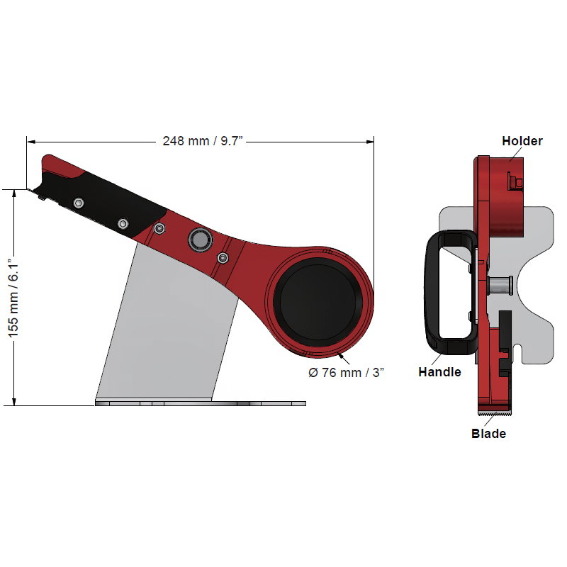 Power-Tec 92633 Soft Edge Masking Tape Dispenser