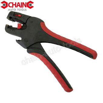 SELF ADJUSTING WIRE STRIPER  WITH REMOVABEL U-SHAPED BLADE