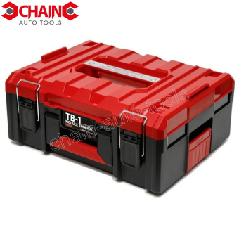 HEAVY DUTY STACKABLE TOOL BOX WITH TRAY