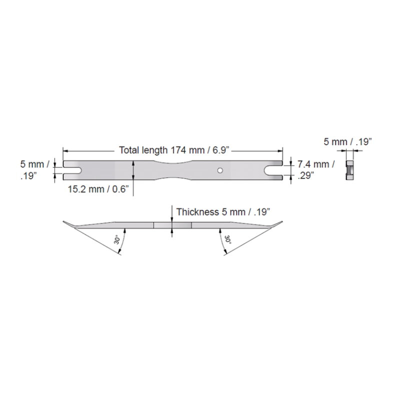 2PC TRIM REMOVAL PRY BAR CLIP LIFTER TOOL SET - CHAIN ENTERPRISES CO., LTD