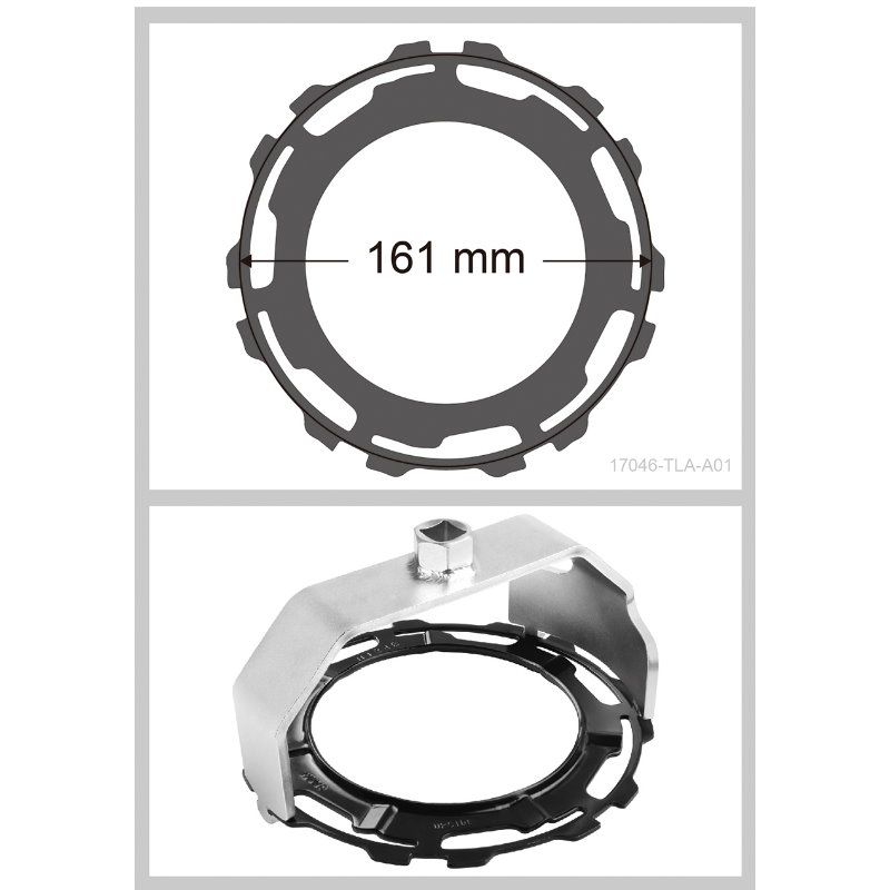 QFS Fuel Tank Lock Ring & Seal For Kawasaki Brute Force 750 2008-2023 - 13271-0980 Replacement