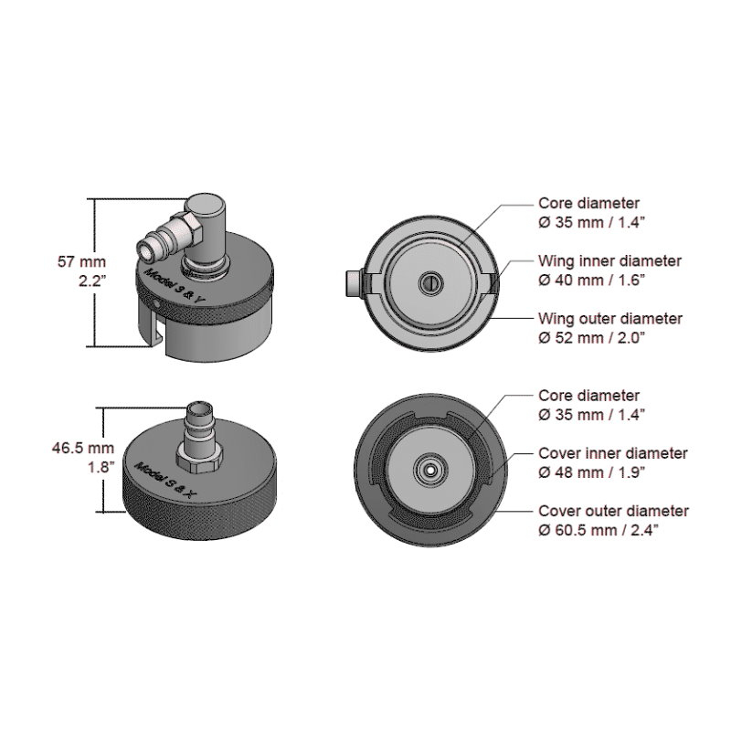 Cosda - Tesla Brake Power Bleeder Adapter Set