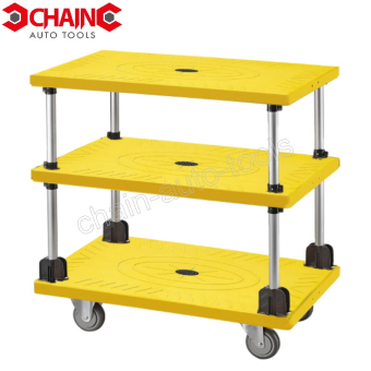 3 TIER PLASTIC TROLLEY   