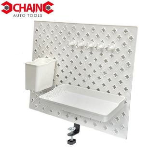 DESK CLAMP PEGBOARD ORGANIZER