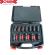 12PC 1/2" DR. POWERFUL IMPACT UNIVERSAL SOCKET SET (SAE SIZE)