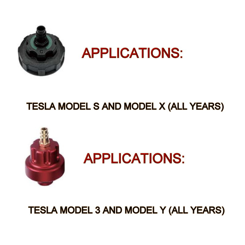 VACUUM TYPE COOLANT REFILL KIT FOR TESLA MODELS VACUUM TYPE COOLANT REFILL KIT FOR TESLA MODELS