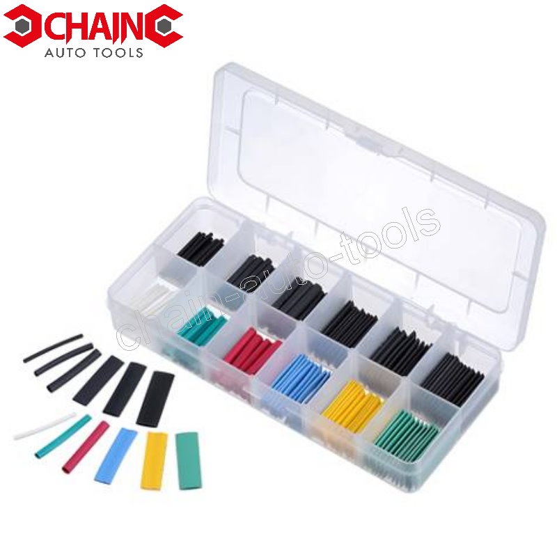 180PC COLORFUL HEAT SHRINK TUBE SET - CHAIN ENTERPRISES CO., LTD